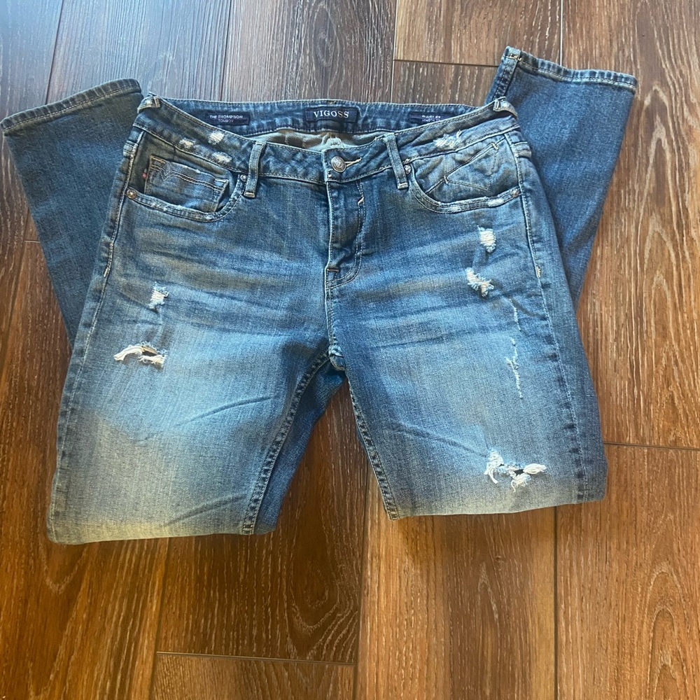 Vigoss distressed denim in Thompson Tomboy